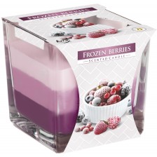 Ароматна свещ Bispol Aura - Frozen Berries, 170 g -1