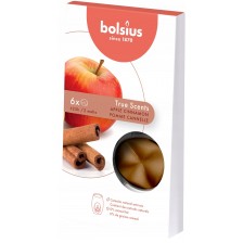 Ароматен восък Bolsius True Scents - Ябълка и канела, 6 броя  -1