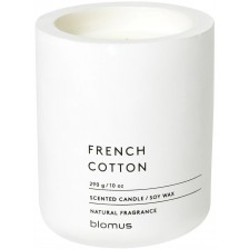 Ароматна свещ Blomus Fraga - L, French Cotton, Lily White
