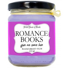 Ароматна свещ - Romance Books, 212 ml -1