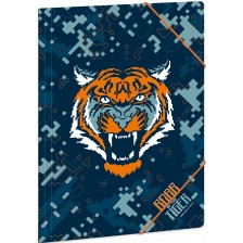 Папка с ластик Ars Una Roar of the Tiger - А4