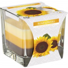 Ароматна свещ в чаша Bispol Aura - Sunflowers