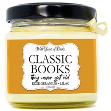 Ароматна свещ - Classic Books, 106 ml