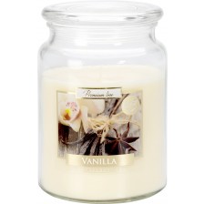 Ароматна свещ Bispol Premium - Vanilla, 500 g -1