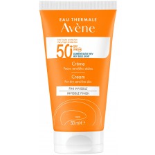 Avène Sun Слънцезащитен крем, SPF 50+, 50 ml