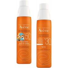 Avène Sun Комплект - Спрей за възрастни SPF30 и Cпрей за деца, SPF50+, 2 х 200 ml -1