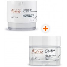 Avène Hyaluron Activ B3 Комплект - Регенериращ крем и Нощен крем, 50 + 40 ml (Лимитирано)