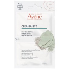 Avène Cleanance Детоксикираща маска за лице, 2 x 6 ml -1