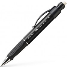 Автоматичен молив Faber-Castell Grip Plus - Черен, 0.7 mm -1