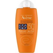 Avène Sun Слънцезащитен флуид за лице и тяло Sport, SPF50+, 100 ml