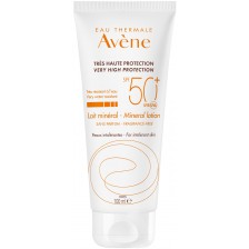 Avène Sun Минерално мляко за лице и тяло, SPF50+, 100 ml -1