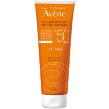 Avène Sun Слънцезащитно мляко за лице и тяло, SPF50+, 250 ml -1