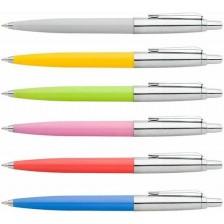 Автоматична химикалка Ico Polo - Color, синьо мастило, асортимент -1