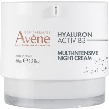 Avène Hyaluron Activ B3 Мулти-интензивен нощен крем, 40 ml