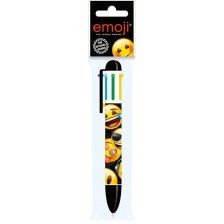 Автоматична химикалка Derform - Emoji, с 6 цвята -1