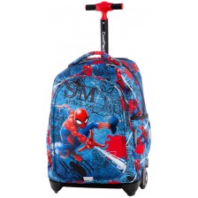 Раница на колелца Cool Pack Jack - Spiderman Denim