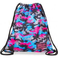 Спортен сак с връзки Cool Pack Sprint Line - Camo Fusion Pink