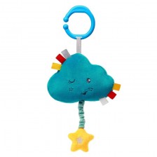 Плюшена играчка Babyono - Музикален облак -1