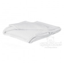 Бебешко одеяло Baby Matex - Bono, 75 x 100 cm, бяло -1