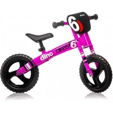 Балансиращо колело Dino Bikes - Rosa Fluo, розово -1
