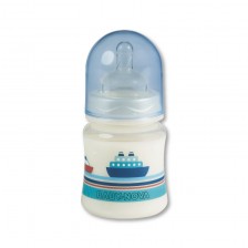 Бебешко шише Baby Nova PP - синьо, 150 ml -1