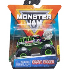 Бъги Spin Master Monster Jam - Grave digger, с гривна, 1:64 -1