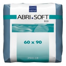 Еднократни еко подложки за преповиване / протектори за легло Abena - Abri-Soft Eco Blue 60x90 cm -1