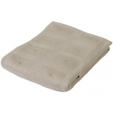 Бамбуково одеяло Baby Matex - Accent, 80 x 100 cm, кафяво