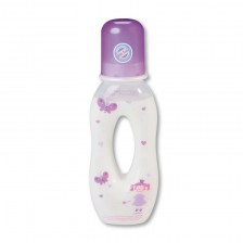 Пластмасово шише Baby Nova - 250 ml, лилаво