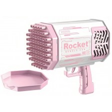 Базука с балончета Yifeng - Bubble Gun Rocket, розова