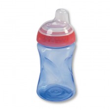 Тенировъчна чашка със стоп клапа Baby Nova - 300 ml, синя -1