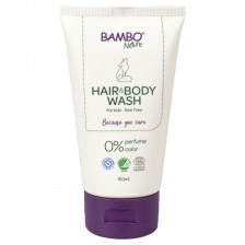 Шампоан за коса и тяло без аромат Bambo Nature, 150 ml -1