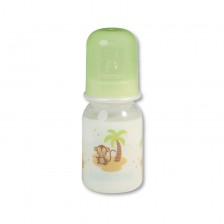 Стандартно пластмасово шише Baby Nova - 125 ml, маймунка