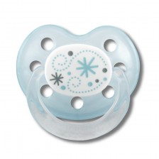 Бебешка силиконова залъгалка Baby Nova - Снежинка -1