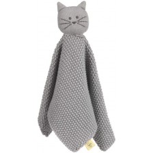 Бебешка играчка-кърпа за гушкане Lassig - Little Chums, Cat