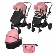 Бебешка количка Lorelli - Glory, розова