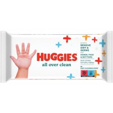 Бебешки мокри кърпички Huggies - All Over Clean, 56 броя