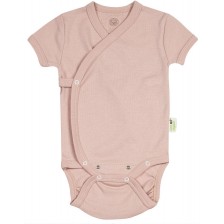 Бебешко боди Bio Baby - Органичен памук, розово
