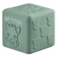 Бебешка играчка Sophie la Girafe - Релефен куб -1