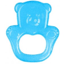 Бебешка гризалка Babyоno - Мече, синя