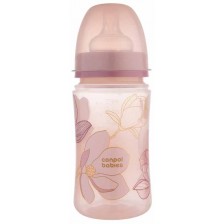 Бебешко антиколик шише Canpol babies - Easy Start, Gold, 240 ml, розово
