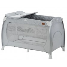 Бебешка кошара Hauck - Play N Relax Center, Quilted Grey -1