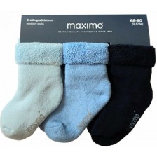 Бебешки хавлиени чорапи Maximo - За момче -1