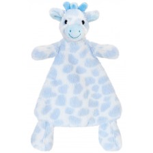 Бебешкa играчка Keel Toys - Жирафче за гушкане, 25 cm, синьо -1