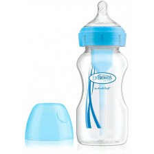 Бебешко шише Dr. Brown's - Options+, РР, 270 ml, Синьо -1