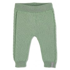 Бебешки плетени панталонки Sterntaler - С рипсен подгъв, 80 cm, 9-12 месеца -1