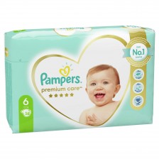 Бебешки пелени Pampers - Premium Care 6, 38 броя 