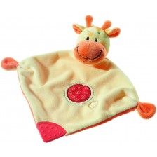 Бебешка кърпа за гушкане Heunec - Жираф, 28 cm -1