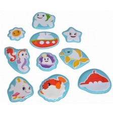 Бебешки вълшебен пъзел за баня Simba Toys ABC - 10 части