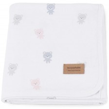 Бебешко одеяло Bonjourbebe - Montana, 65 x 80 cm, розово